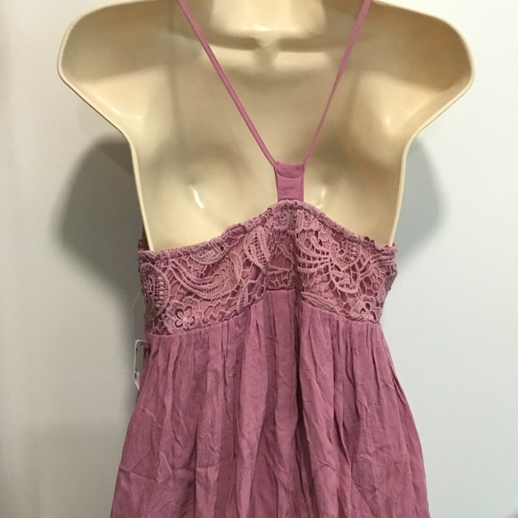 SOLD ❌ Charlotte Russe Babydoll Pink Summer Dress NWT - Picture 3 of 17
